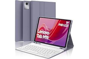 OCCTINGKIND Coque Clavier pour Lenovo Tab M11 11 Pouces, AZERTY Français Housse Clavier Bluetooth Magnétique Détachable avec Porte Crayon pour Tablette Lenovo Tab M11 11" 2024 (TB330FU/TB330XU), Violet