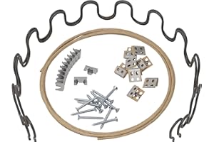 House2Home -Federset für Sofa-Polsterung, 2 Federn, Clips, Draht für Möbel, Stühle und Couch, inklusive Anleitung (evtl. nicht in deutscher Sprache)