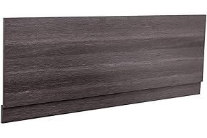 Aquariss Modern Bathroom Calm Grey Effect 1700 mm Wooden Wrapped Front Bath Panel