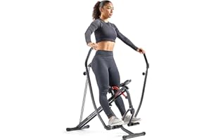 Sunny Health & Fitness Rameur Intelligent Compact à Mouvement Complet, entraînement Complet du Corps, Faible Impact, Rail Extra-Long, capacité de Poids de 350 LB - SF-A022070
