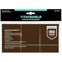 TitanShield - Lot De 150 Pochettes De Protection - Format Yu-Gi-Oh, Cardfight!! Vanguard - Couleur Dorée - Qualité Pro