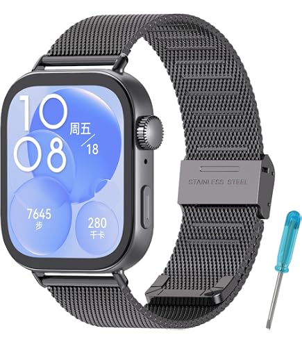 TopTen Cinturino per orologio compatibile con HUAWEI WATCH 3/WATCH 3 Pro, cinturino in silicone, accessori di ricambio regolabili, Silicone