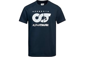 AlphaTauri Scuderia T-Shirt, Herren - Official Merchandise (Blau, M)