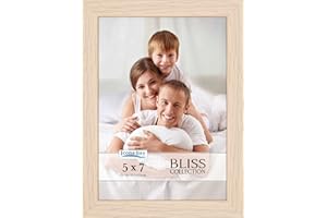 Icona Bay - Cornice portafoto in rovere chiaro 13x18 cm - Cornice in legno composito in stile moderno - Tavolo o montaggio a parete - Collezione Bliss