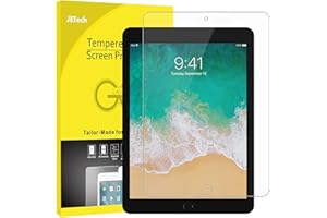JETech Folia Ochraniacz Ekranu Kompatybilne z iPad Pro 12.9 Cala (Model z 2015 i 2017), Folia ze Szkła Hartowanego