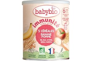 Babybio - Céréales 3 fruits avec Quinoa Bio 220 g - 6+ Mois - BIO