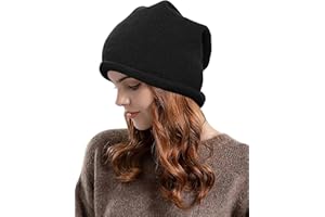 Coubeau Damskie Slouchy Czapki Dzianinowe - Zimowa Czapka Z Dzianiny Elastyczna Czapka Z Dzianiny Ciepła Czapka Zimowa Czapka Z Podszewka