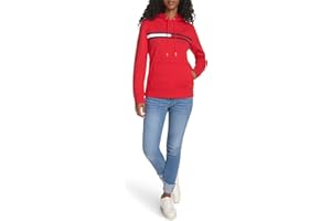 Tommy Hilfiger Damen Fleece Soft Pullover Hoodie Sweater Sweatshirt (1er Pack)
