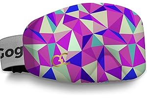 GogglesCover: Protective ski and snowboard goggles cover, geo diamonds design