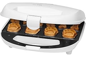 Clatronic DCM 3683 - Máquina para hacer galletas para perros y mascotas con forma de huella y hueso, Dog Cookie Maker, incluye recetas Propuestas, 700W