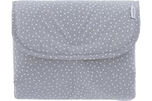 Cambrass – cambiador bebé portátil plastificado – cambiador de viaje plegable e impermeable – cómodo e ideal para cambiar a tu bebé en cualquier lugar – plastificado e hidrófugo – Forest gris 40x60 cm