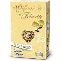 Doni Bomboniere 50 6PZ Sacchettino Portaconfetti con Albero della Anni di Matrimonio Vita in Doppio Strato Idee Regalo Complete Originali Economiche