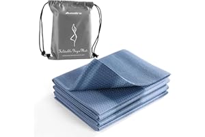 Avoalre Colchoneta de Yoga PVC Antideslizante, Blanc, 5MM de Grosor, Plegable para Fitness, Pilates