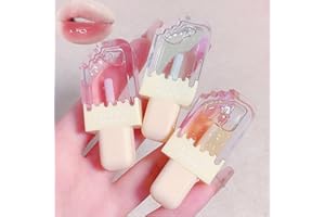 Pakivs 3Pcs Clear Lip Gloss Hydrating Lip Glow Oil Clear Plumping Lip Long Lasting Moisturizing Glossy Lip Lacquer pour femmes