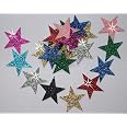 Kit Customisation Vêtement 16 Pièces Patch Thermocollant Etoile Paillette Pour Vetement Patchs à Décoration Vêtements Diy