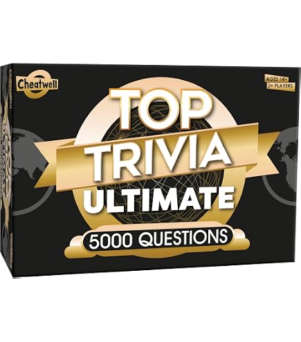 Cheatwell Games Top Trivia 00's – Gioco Di Carte Con 1000 Domande Sugli Anni 2000
