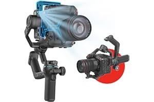 FeiyuTech SCORP-C2 Gimbal-Stabilisator für DSLR und Spiegellose Kameras,Kamera-Gimbal mit Integrierter KI-Verfolgung,Native Vertikale Aufnahme,7,72 lbs Nutzlast für Canon/Sony/Panasonic/Nikon/Fujifilm