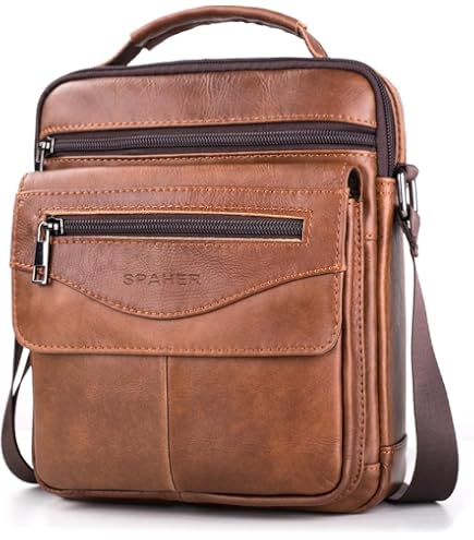 Narunii Sac Bandoulière Homme/Femme - Pochette Téléphone Portable Universelle Avec Ceinture, Capacité XL Noir