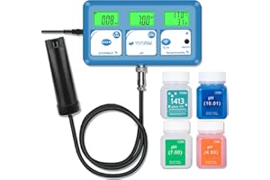 YINMIK Monitor EC pH per Idroponica Tester pH ppm WiFi per Sistema Idroponico Monitoraggio Continuo Dell'acqua CF Umidità Temp per Sistema di Coltivazione DWC Indoor Serbatoio Idrico Giardino Aeroponico