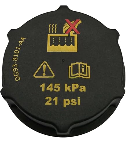 Bouchon De Réservoir D'eau / Vase D'expansion Radiateur - Compatible Ford Fiesta MK6/MK7, Focus, Kuga... - Réf. DG938101AA