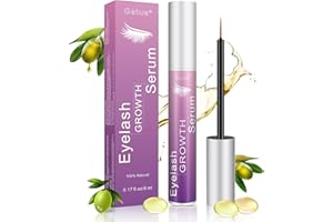 GETUE Wimpernserum Ohne Hormone,Wimpernwachstumsserum,Lash Serum Natürlicher Wimpernverstärker für längere,dichtere Wimpern – Pflegende und feuchtigkeitsspendende Formel zur Reparatur beschädigter Wimpern