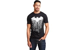 DC Comics Men's Batman Paint T-Shirt