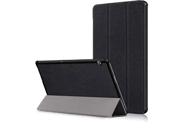 Acelive Slim Fit PU Cuir Étui Housse Coque avec Support Ultra-Mince et Léger pour Huawei Mediapad T5 10 10.1 Pouces