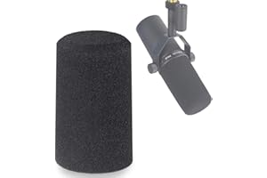SM7B Cubierta Antipop de Micrófono - Funda de Esponja Antiviento Diseñado Especialmente para Shure SM7B para Reducir Explosivas y Interferencia de Ruidos por YOUSHARES