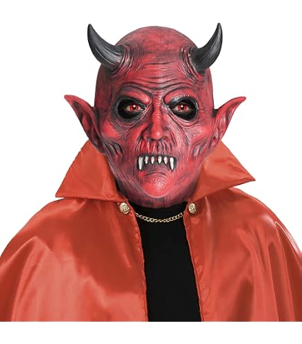 Smiffys - Mains Du Diable En Latex Rouge - Accessoire Déguisement Halloween, Taille Unique