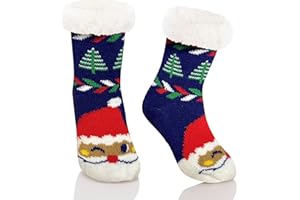 Oneshlee Calzini Natalizi Bambini Bambina, Calzini Termic Invernali Bambini Bambina, Calze Natale Antiscivolo Regali Natale, Divertenti Personalizzati, Decorazioni Natalizie Per Albero