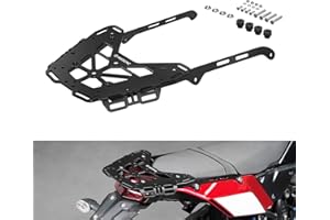 NICECNC Rack posteriore per moto, compatibile con Yamaha Tenere 700/XTZ 700 2019-2023, Luggage Cargo Rack Extension Carrier