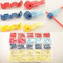 60-delige T-tap Draadconnector Set – 30 Paar, Blauw, Volledig Geïsoleerd, Geschikt Voor 16-14 AWG, Ideaal Voor Auto- En Elektrische Projecten