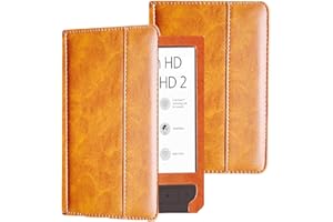 HAIEHAEYXZ Etui na PocketBook Touch HD & HD 2 15.2 cm czytnik e-booków skóra PU pokrowiec do Pocketbook Touch HD 2 Smart Slim Folio Cover etui z funkcją automatycznego uśpienia/budzenia do PocketBook Touch HD