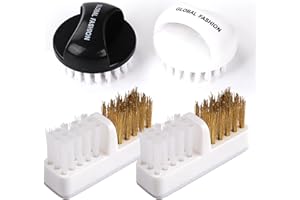 4 Pcs Nagelbürste,Bootoow Handwaschbürste Nagelreinigungsbürsten Griff Nagelbürste Nagel Hand Schrubben Reinigung Bürste Für Reinigung Schönheit Hand Und Nagel Reinigung Handbürste,Fingerbürste