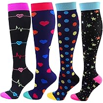 Graduata Fanno Venire La Cellulite Calze A Compressione Mediche Per Uomo E Donna - Ideali Per Viaggi, Vene Varicose E Stanchezza Soccorso Sanitario - Foto 2