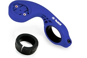 TUFF LUV Fixation Avant/Ordinateur de Guidon Support Mount pour Wahoo (Elemnt/Bolt/Mini) - Bleu
