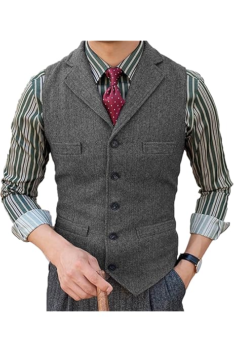 Gilet Moto Uomo Estivo Gilet Uomo Elegante In Tweed Scozzese