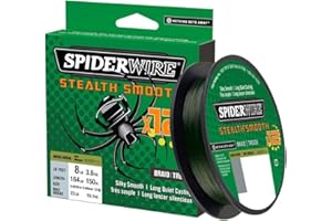 Spiderwire Tresse 12 Brins Stealth Smooth 12 Braid - 0.19mm - 18Kg - 150m - Moss Green - 1507356