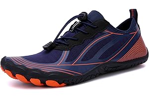 Teechodina Unisex Traillaufschuhe Herren Damen Wanderschuhe Barfußschuhe Laufschuhe Knit Sneaker Fitnessschuhe Fivefinger Zehenschuhe