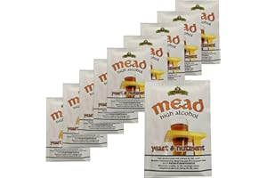 BULLDOG BREWS 10x Bulldog Mead Yeast & Nutrient High Alcohol 28g for 20-25L