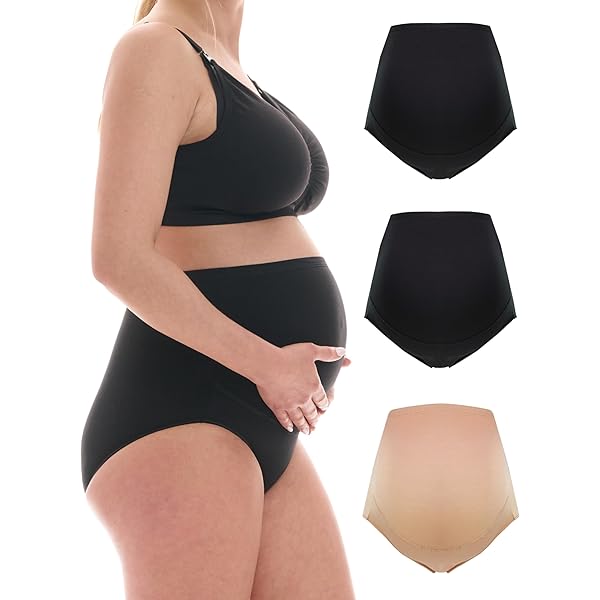 MamsyPositiepanty Zwangerschapspanty 20 Den Bruin - Op en Top Zwanger