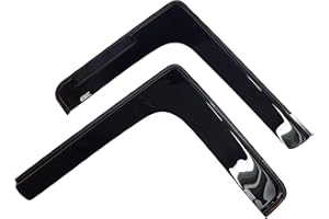 PERFLEX Juego de deflectores de viento, protectores de lluvia, deflectores de viento laterales para camión, accesorios de decoración Stralis