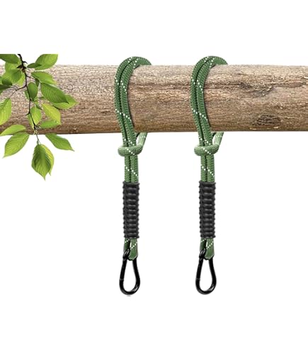 Lola Power Rope Hängemattenseil mit Karabiner Befestigung für Hängematte oder Hängesessel