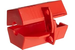 BRADY Sistemas de Bloqueo de Enchufes Eléctricos, 88.90mm x 50.80mm x 88.90mm x 50.80mm, Rojo