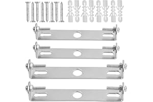 Anseom 4 Stück Deckenleuchte Halterung, Halter für Deckenleuchte 90/105 mm mit Schrauben Zubehör für Ersatzzubehör Home Office Deckenleuchte Lampenhalter