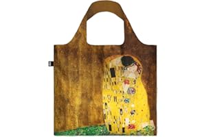 LOQI MUSEUM GUSTAV KLIMT The Kiss, 1907-08 Bag Tote da viaggio, 50 cm, Oro (The Kiss)