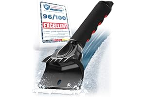LYVANAS Grattoir Glace Voiture - Rapide et Puissant avec Une poignée Ergonomique - Gratte-vitre Efficace et sûr pour Voiture, fabriqué à partir de matériaux de Haute qualité - Ice Scraper