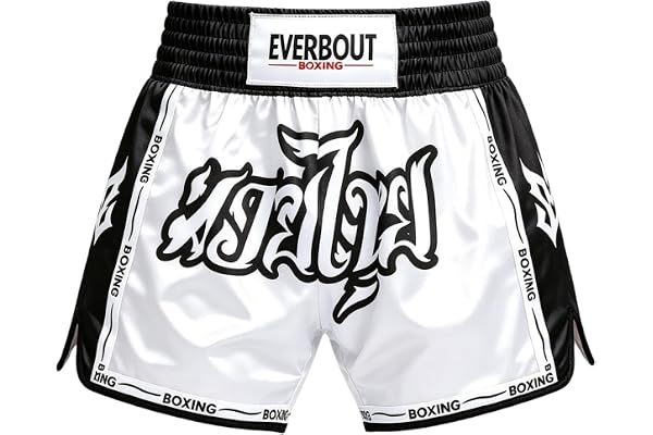 Barn kickboxing shorts pojkar sportshorts Muay Thai shorts MMA korta byxor | Elastiskt midjeband, lös passform, lätt material, kampsport, Jiu Jitsu, kamp, muay thai, ringar, gym, sport, mma, kampsport