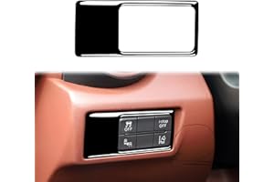 SZFJMQP Carbon Fiber Frame Cover Trim Sticker Accessories Decoration Compatible with Mazda MX5 ND 2016-2020 (Glossy Black, Headlamp Headlight Control Frame 17)