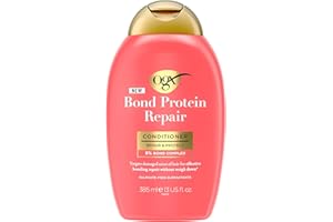 OGX Bond Protein Repair Conditioner, Repair & Protect, with 8percent Bond Complex, Targets Damaged Areas of Hair for Effective Bonding Repair without Weighing It Down, Sulfate Free, 385ml